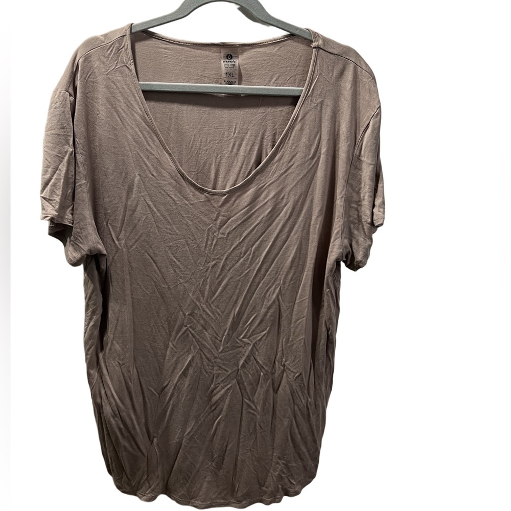 Mono B|Scoopneck Tee|Size 1XL